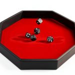 Noamus Dice Rolling Tray Faux Leather Classic Design-0