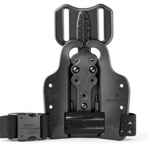 Safariland Drop Leg Holster Black Polymer-0